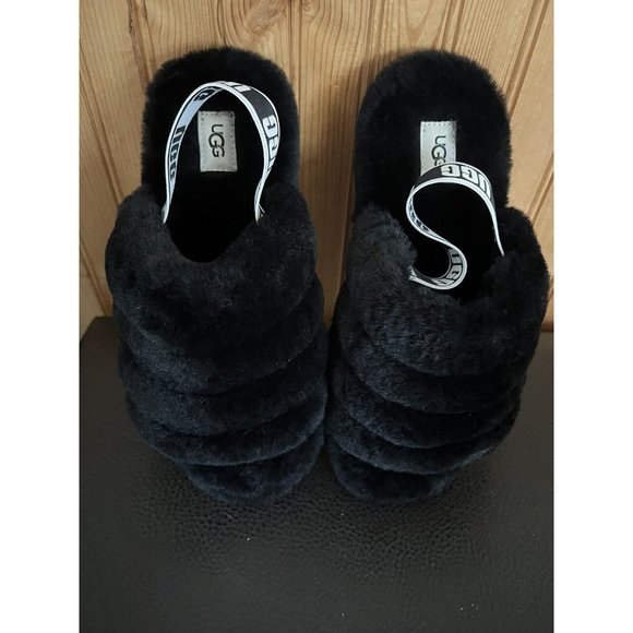 UGG Shoes - UGG Australia Fluff Yeah Women's Slide Sandal, Size 8 Women Big kids 6 New